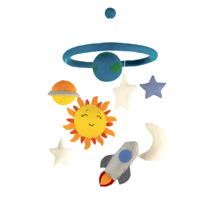 Space Planet Baby Mobile Space Nursery Mobile Solar System Baby
