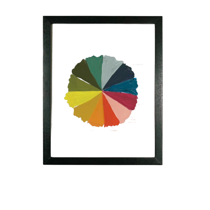 Color Wheel Art Framed Print