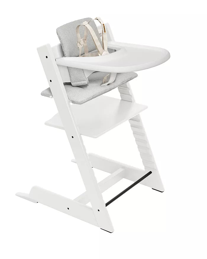 Stokke ハイチェア　TRIPP TRAPP べビーセット付き　ホワイト STOKKE トリップトラップ ベビーセット / ホワイト ｜ ストッケ