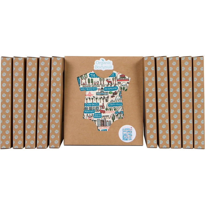 Minnesota Map Art Onesie