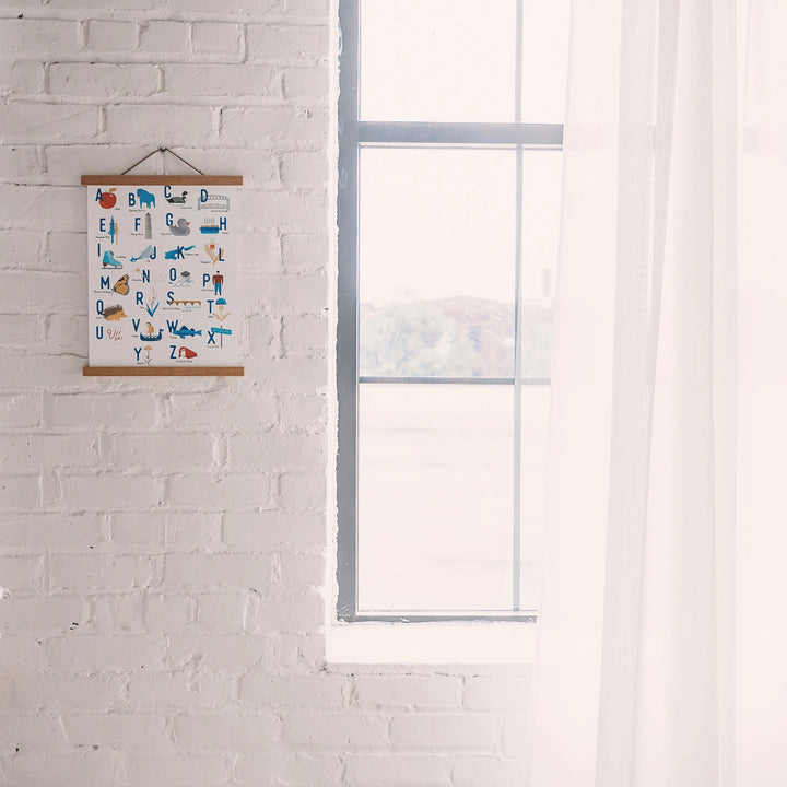 Minnesota Alphabet Nursery Art Print