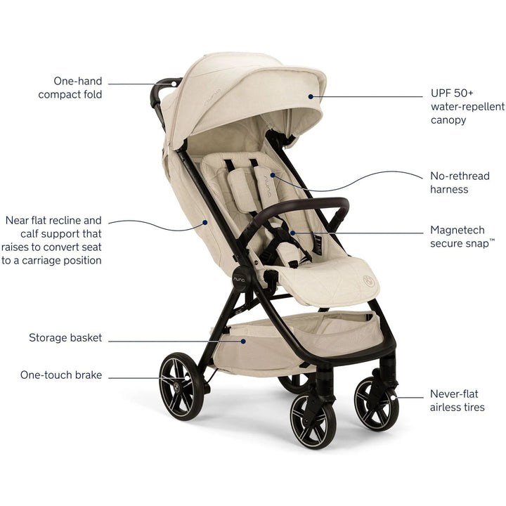 Nuna TRVL lx Stroller BMW Collection- Mica