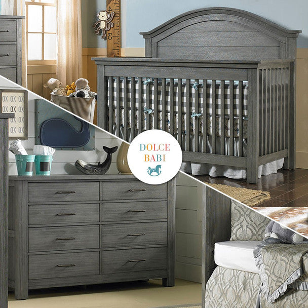 Dolce Babi Collection Crib and Dresser Set includes Conversions Weat Baby Grand