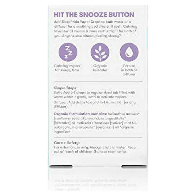 Fridababy Natural Sleep Vapor Bath Drops for Bedtime Wind Down