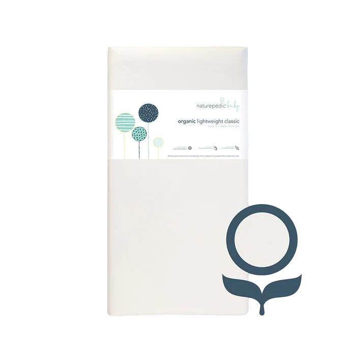 Naturepedic Organic Innerspring Cotton Classic 2-Stage Crib Mattress (MC46C)