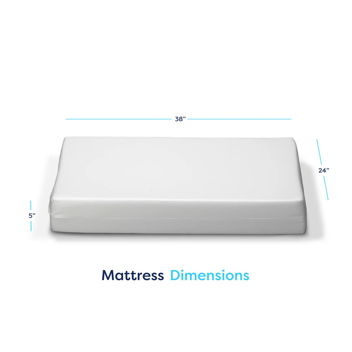 Moonlight Slumber Luxury Dreamer Mini Crib Mattress w/ Breathable Cover