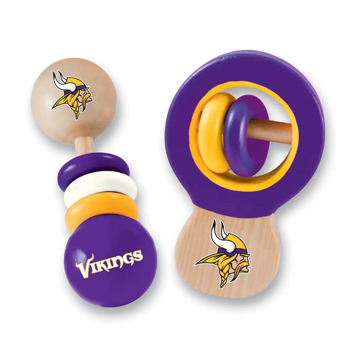 Minnesota Vikings - Baby Rattle Set