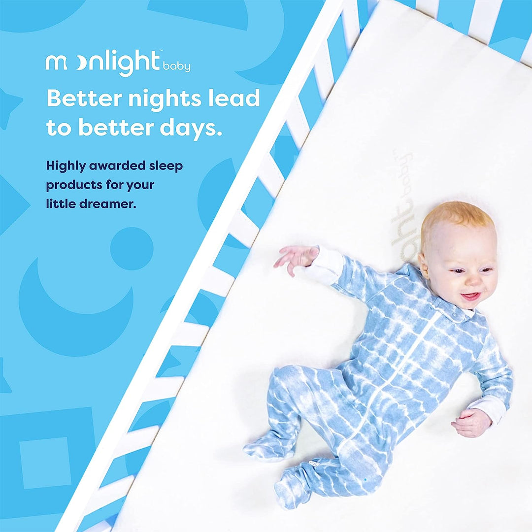 Moonlight Slumber Luxury Dreamer Mini Crib Mattress w/ Breathable Cover