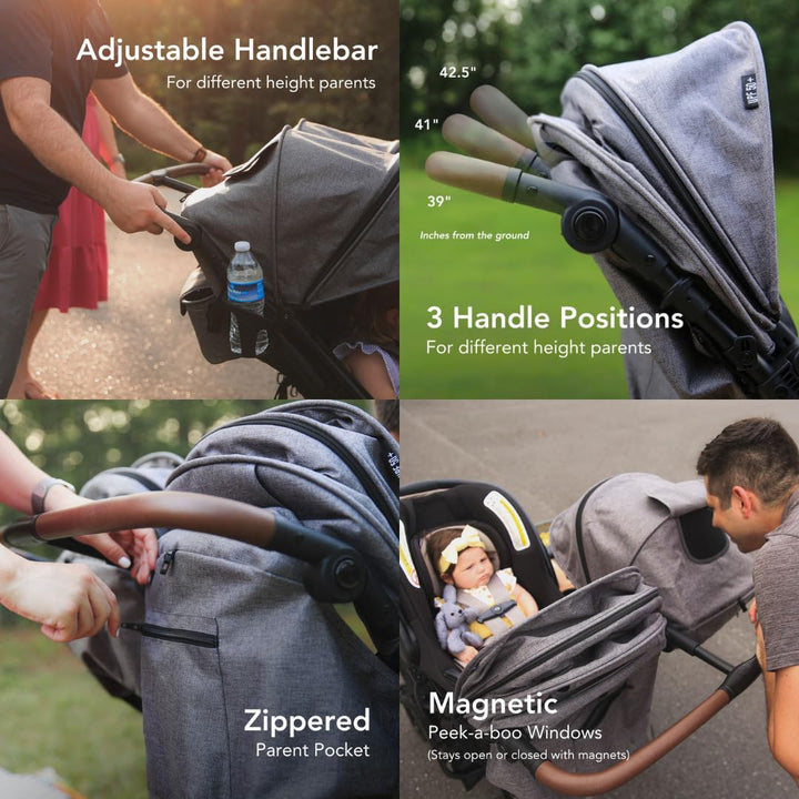 Strolee Linq Double Stroller Premier Bundle