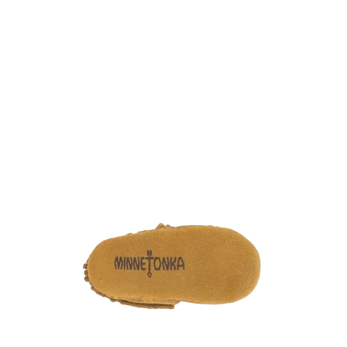 Minnetonka Suede Fringe Riley Bootie