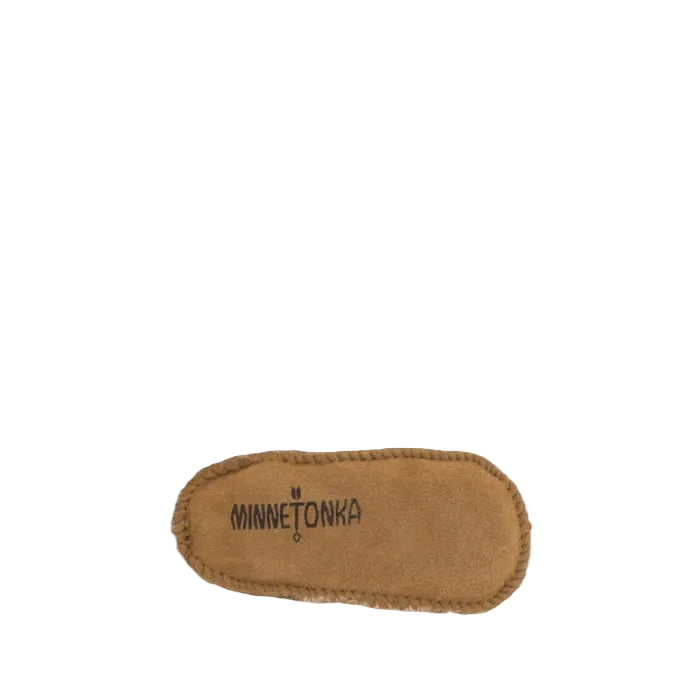 Minnetonka Cozy Sheepskin Suede Booties