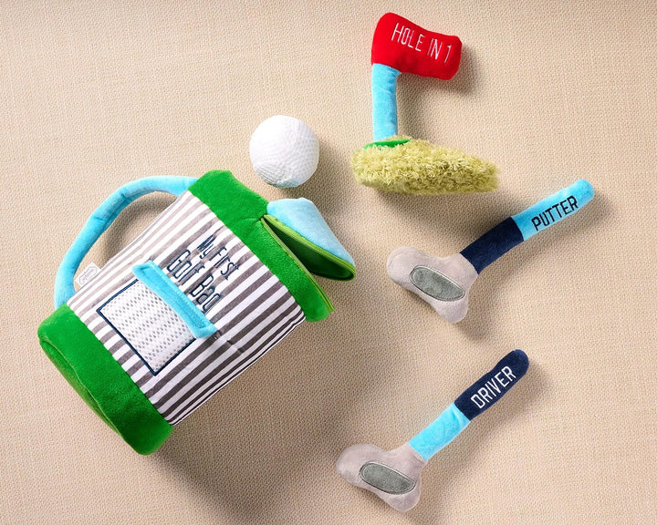 Golf Bag Plush Toy Set