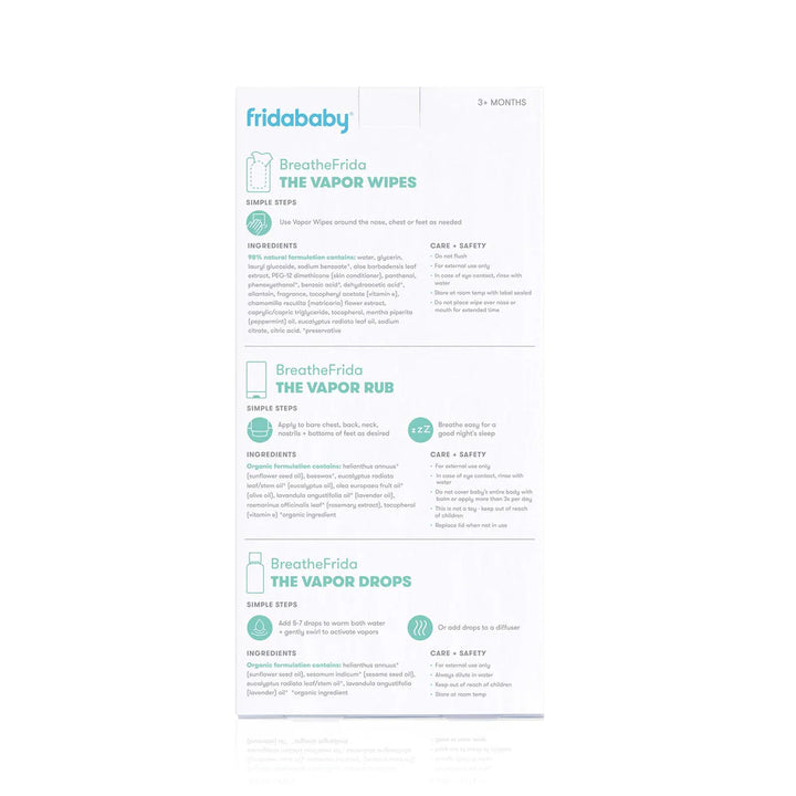 Frida Baby Breathe Easy Sick Day Kit