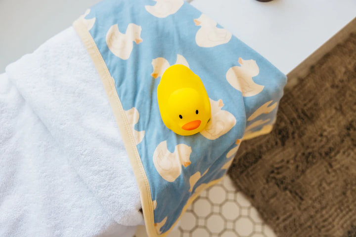 Copper Pearl Premium Knit Hooded Towel in Ducky