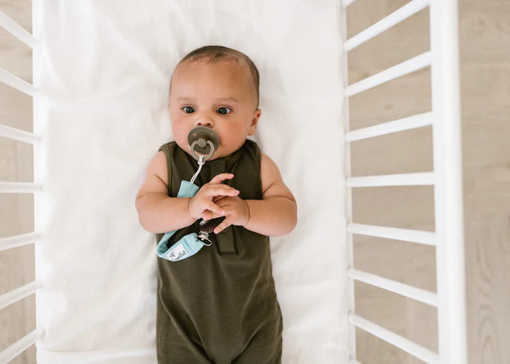 Copper Pearl Pacifier Clip - 3 pk