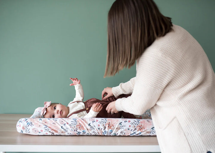 Copper Pearl Premium Knit Diaper Changing Pad Cover- Autumn