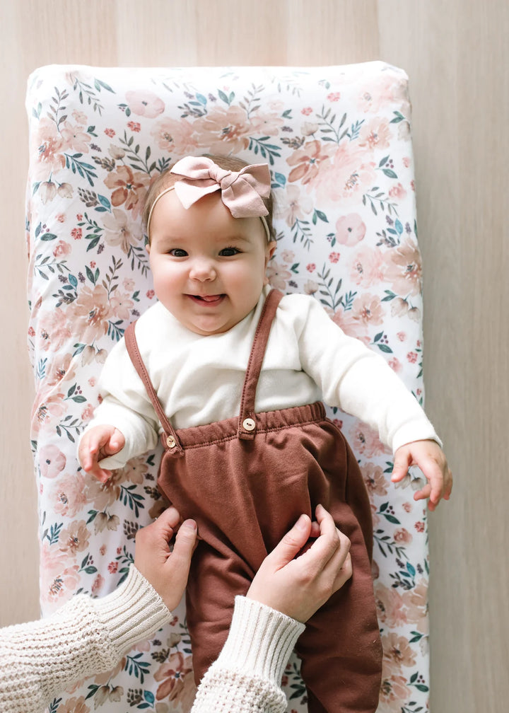 Copper Pearl Premium Knit Diaper Changing Pad Cover- Autumn