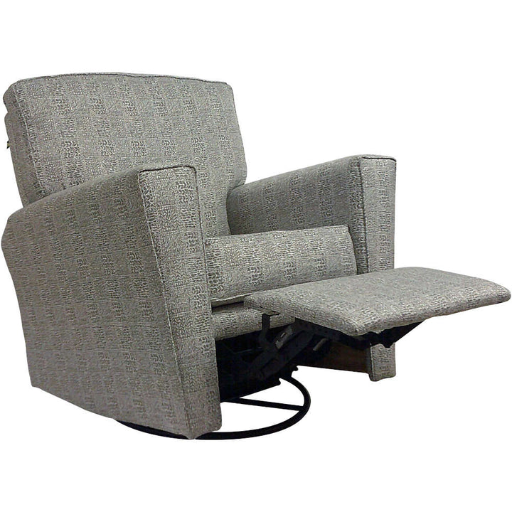 1st Chair Emerson Swivel Recliner Glider - Teeny Bopper Ivory  IN STOCK