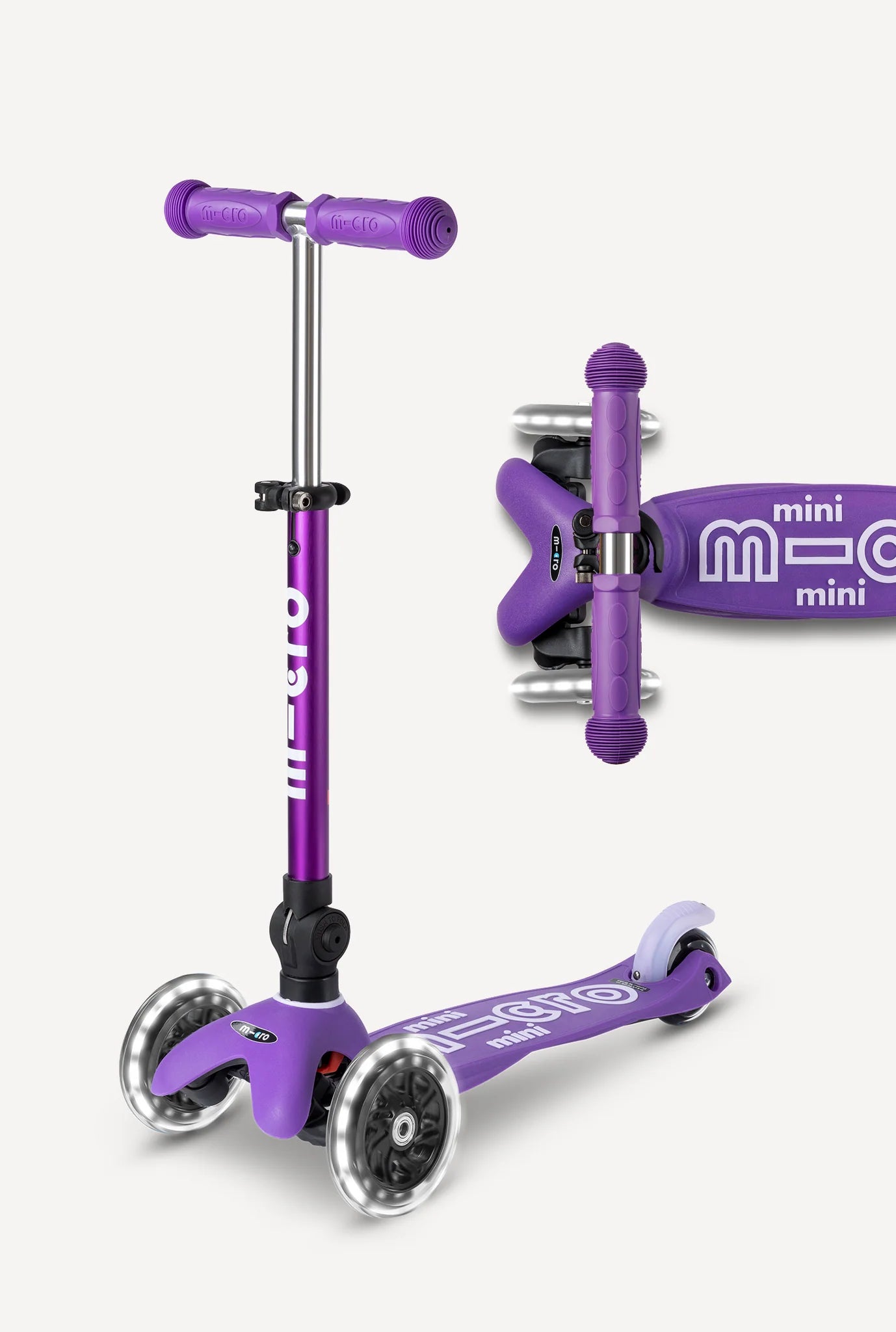 希少　ki-no oneoffshade mini パープル lilac Micro Mini Foldable LED Scooter – Baby Grand