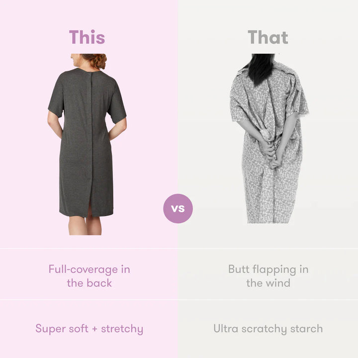 FridaMom Delivery & Nursing Gown