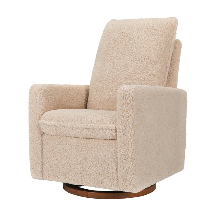 Babyletto Cali Pillowback Swivel Glider - Chai Shearling