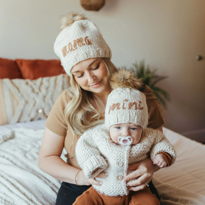 Huggalugs Pecan Mama Beanie