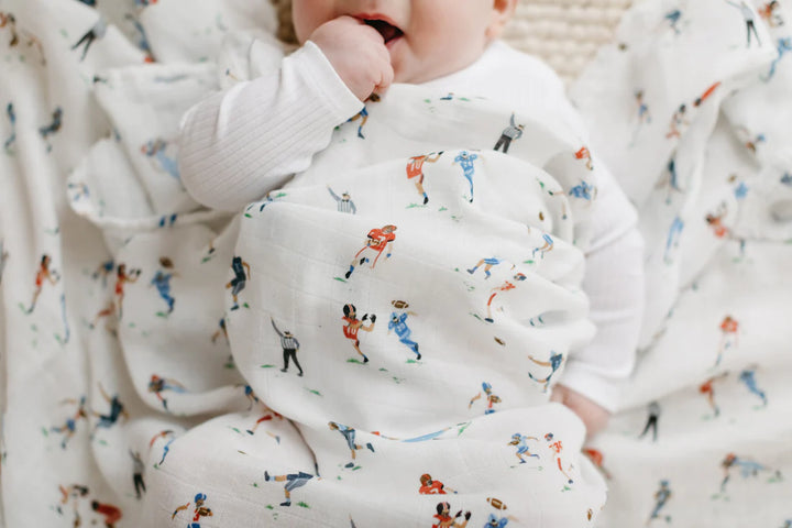 Loulou Lollipop Swaddle - Football