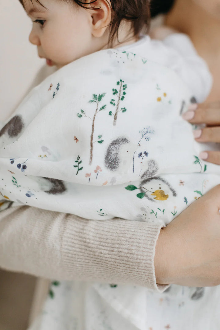 Loulou Lollipop Swaddle - Hedgehogs