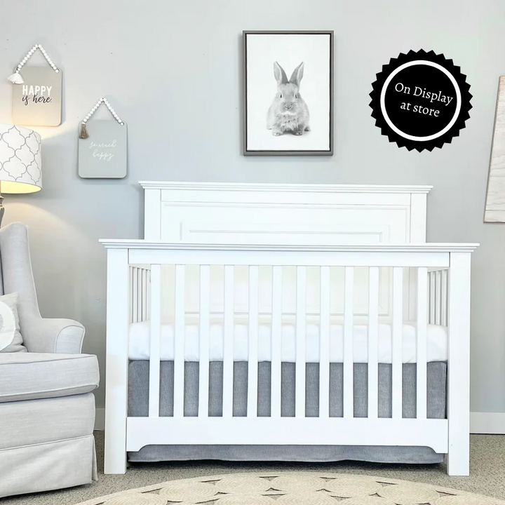 William Straight Panel Convertible Crib - August Child