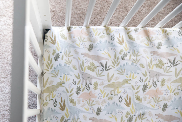 Copper Pearl Premium Knit Fitted Crib Sheet in Rex
