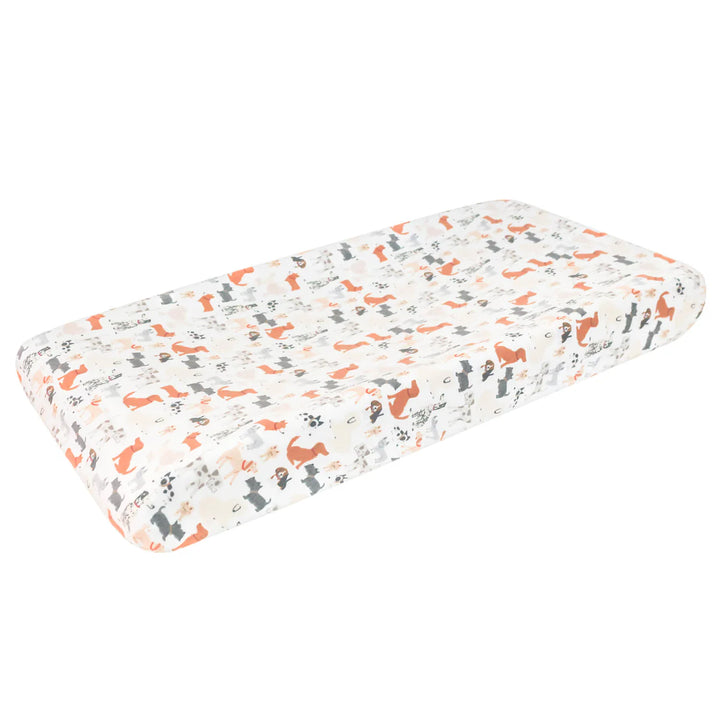 Copper Pearl Premium Knit Diaper Changing Pad Cover - Rufus