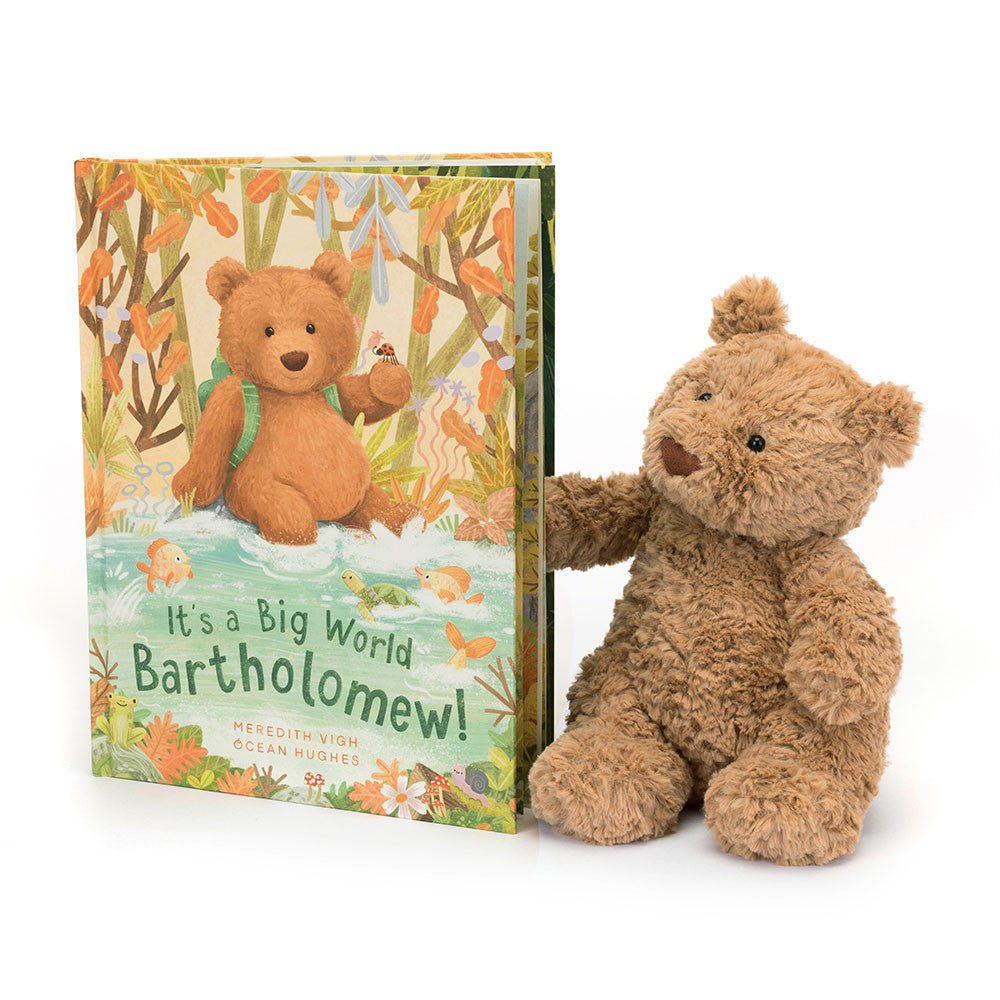 Jellycat Book and Bear Plush - Its a Big World Bartholomew! – Baby