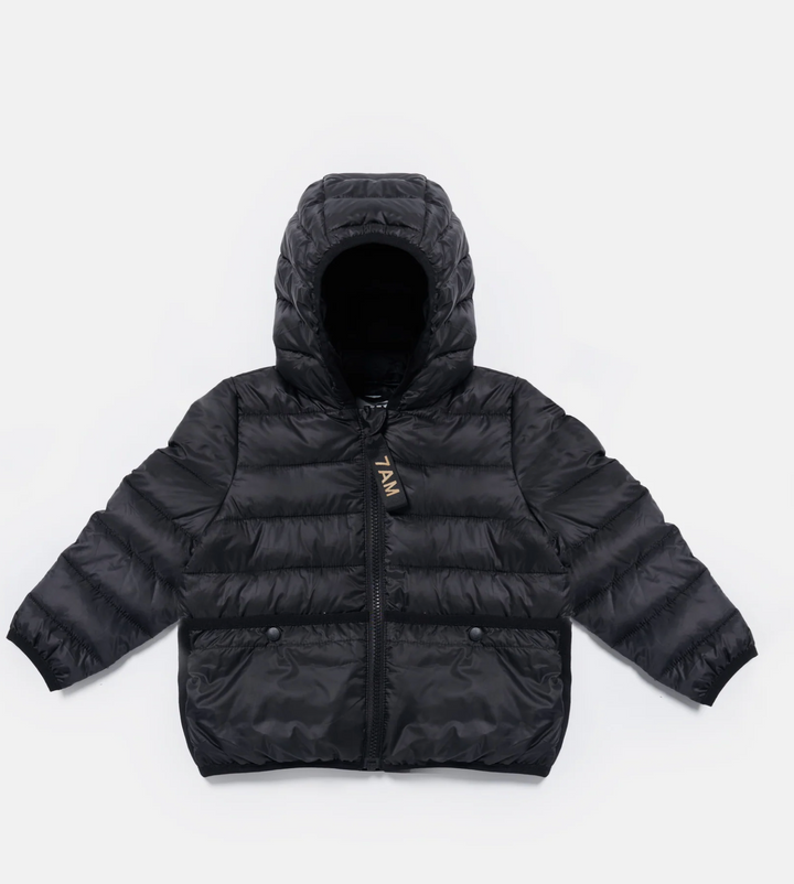 7 AM Roll Me Packable Puffer Jacket - Black