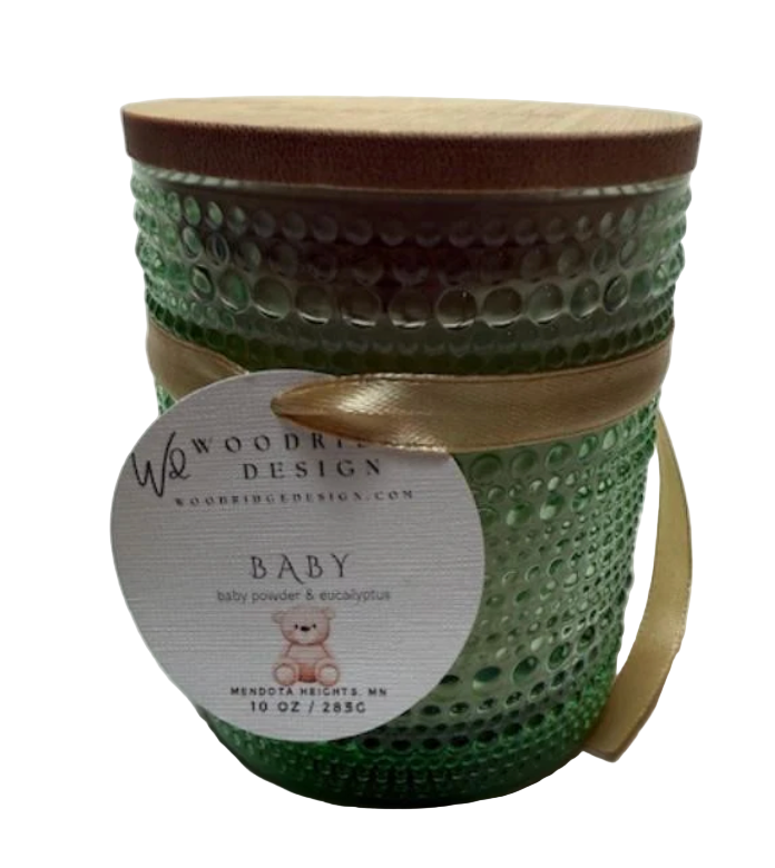 Baby Bubble Glass Candle