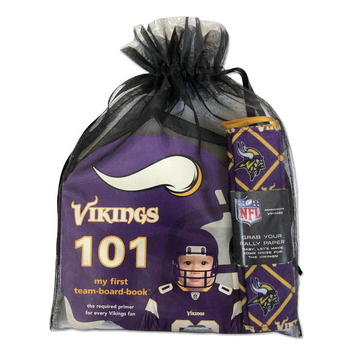Minnesota Vikings 101 Board Book and Rally Baby Paper
