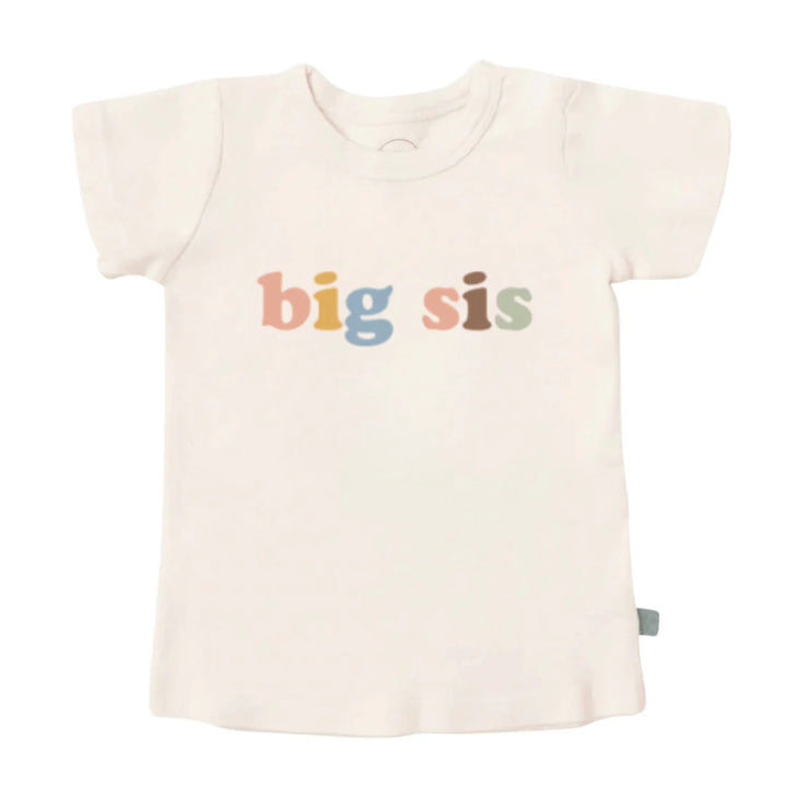Finn + Emma Toddler Graphic Tee - Big Sis