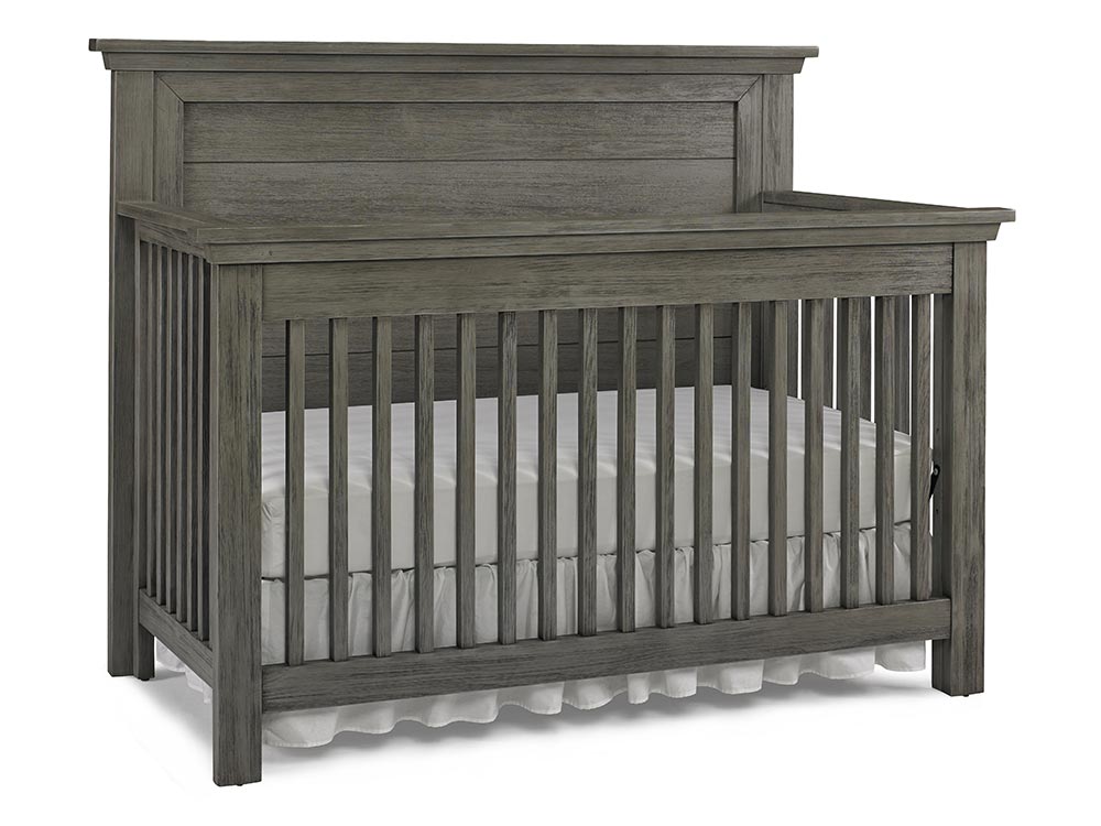 Dolce Babi Collection Crib and Dresser Set includes Conversions - Weathered Grey
