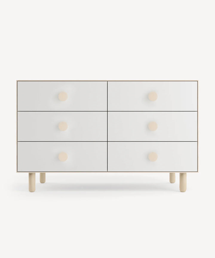 Dot 6-Drawer Dresser - Oeuf