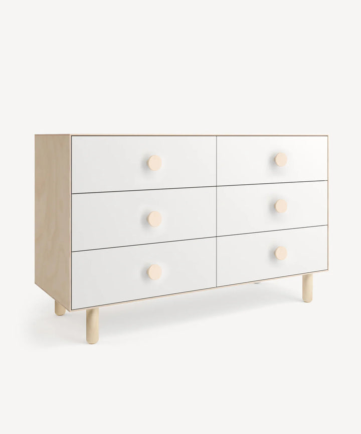 Dot 6-Drawer Dresser - Oeuf
