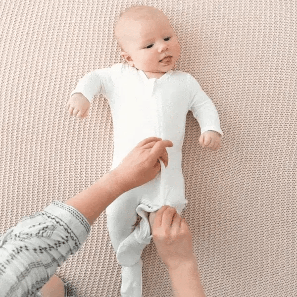 Kyte Baby Zipper Footie - Sage