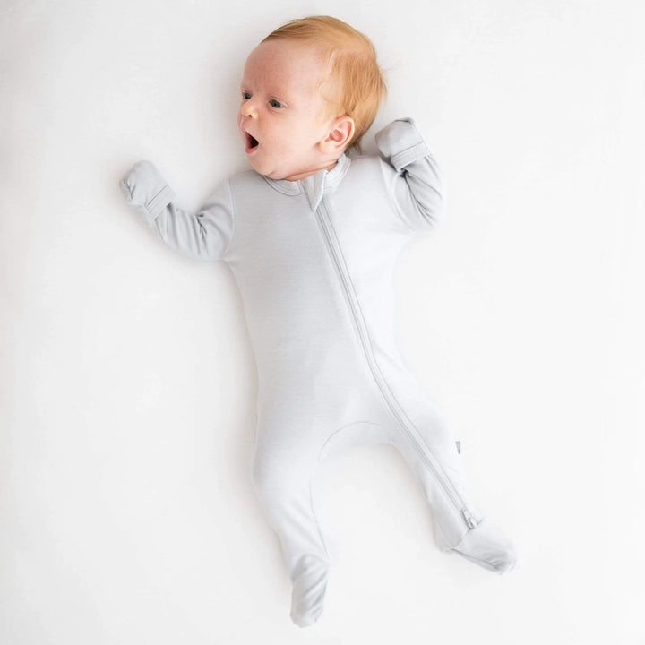 Kyte Baby Zipper Footie - Storm