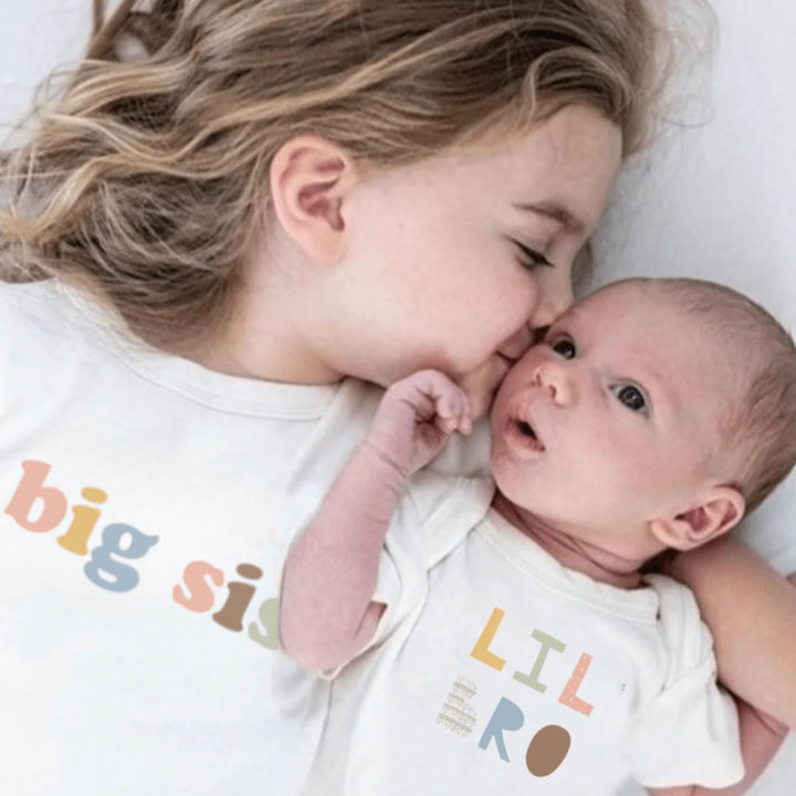 Finn + Emma Organic Baby Onesie - Lil Bro