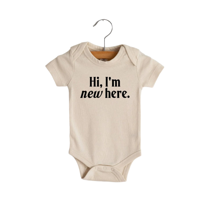 Gladfolk Hi I'm New Here Bodysuit