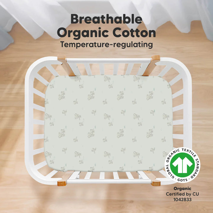 2 - Pack KeaBabies Soothe Fitted Mini Crib Sheets