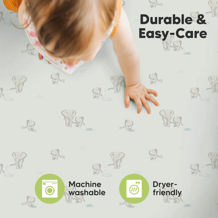 2 - Pack KeaBabies Soothe Fitted Mini Crib Sheets