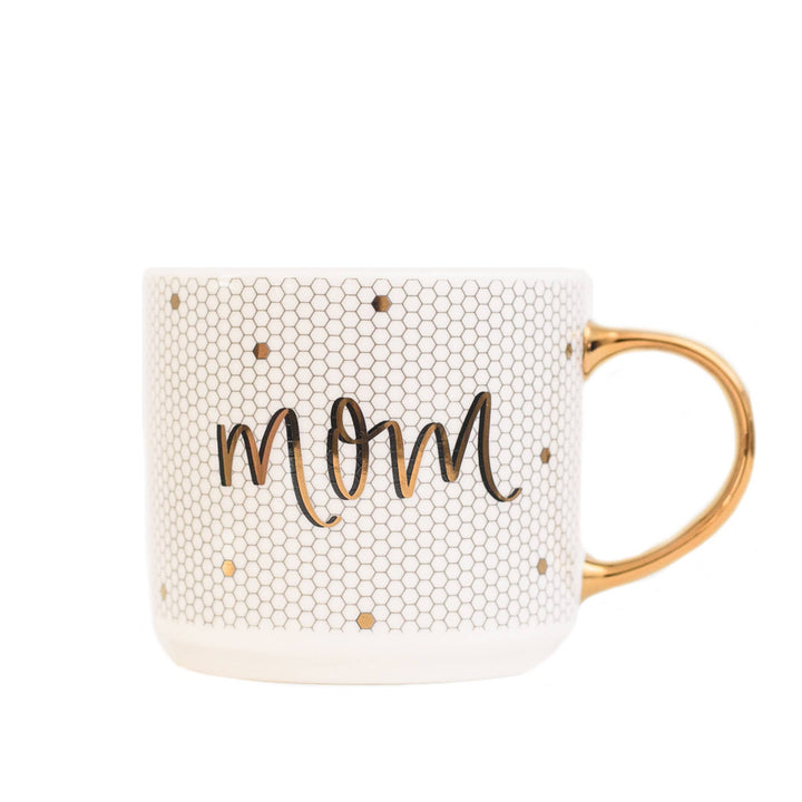 Mom Coffee Tile Mug