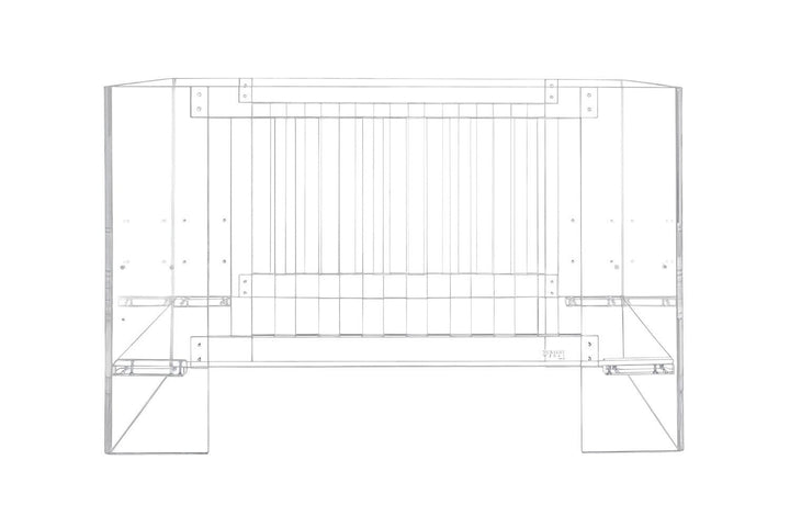 Nursery Works Vetro Acrylic Designer Crib
