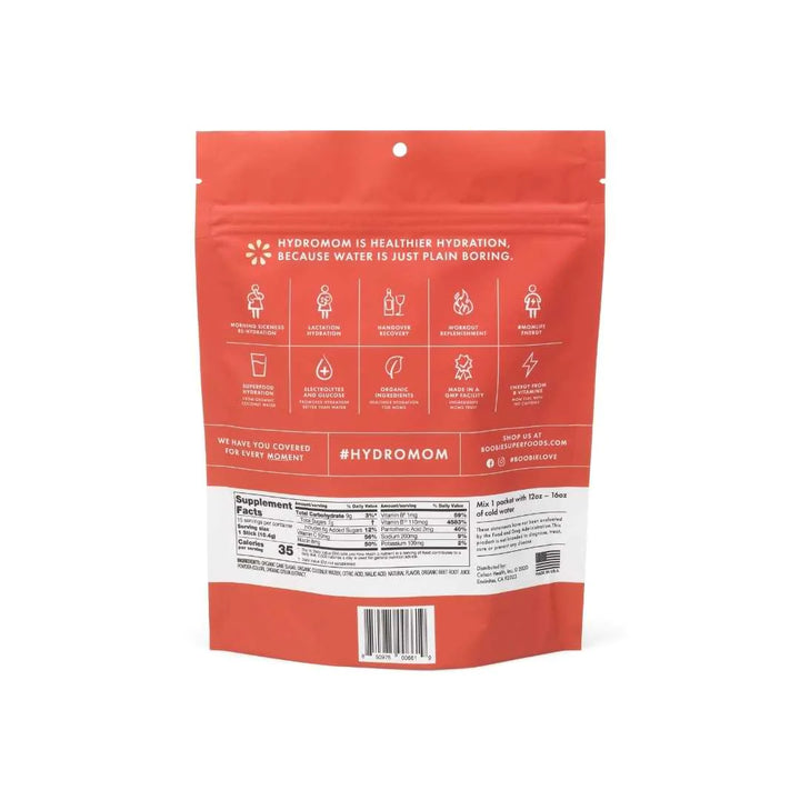 Boobie Hydromom Electrolyte Drink Mix for Moms