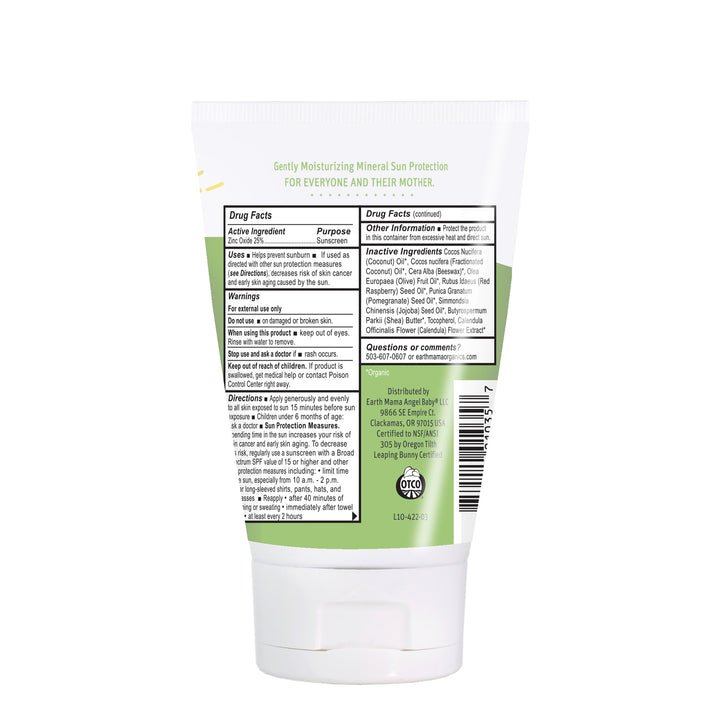 Earth Mama Baby Mineral Sunscreen Lotion