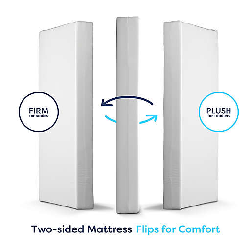 Moonlight Baby Luxury Dreamer Dual Sided Crib Mattress w/ Breathable Air Flow cover